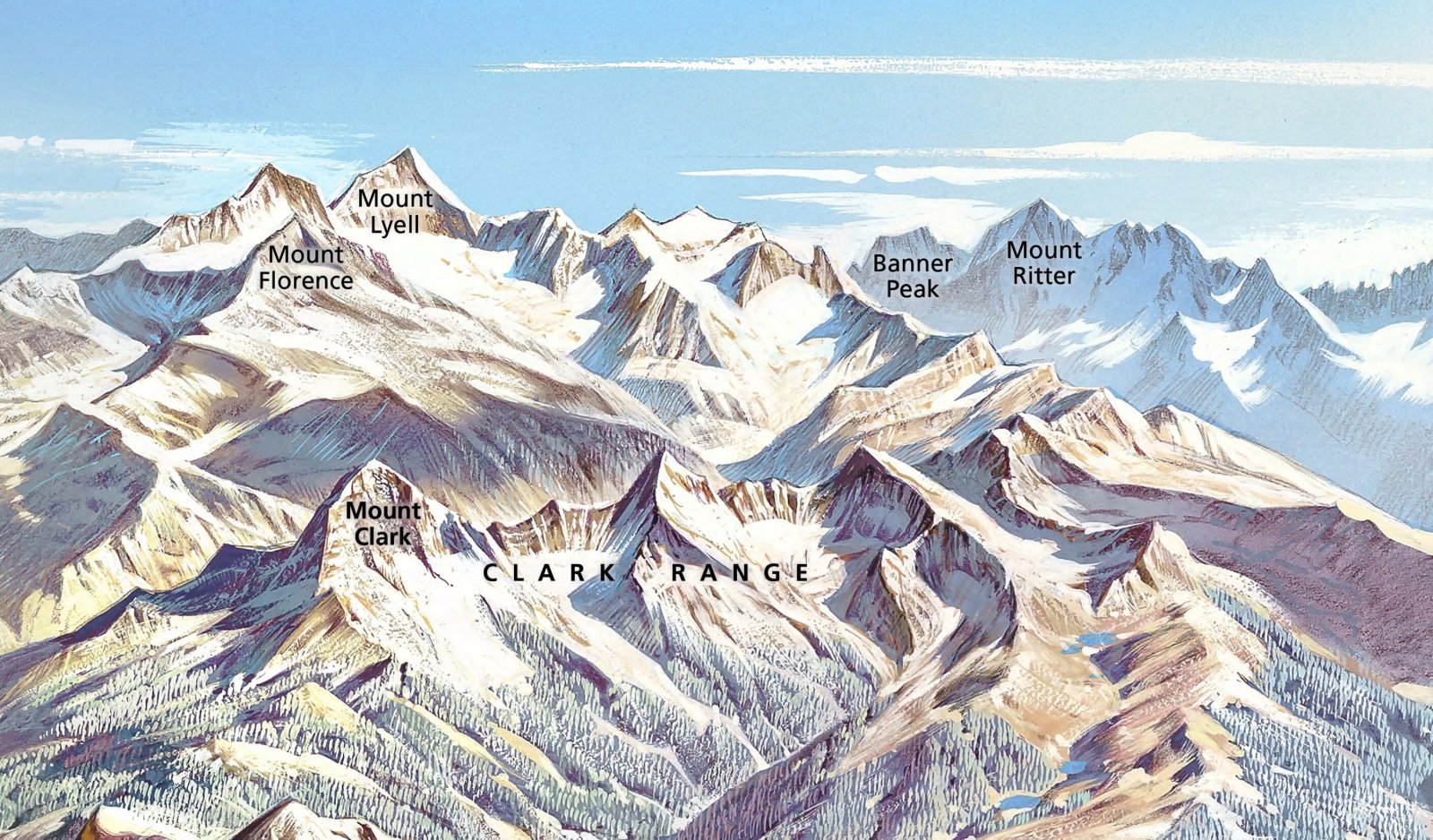 2017 Heinrich Berann Map of Yosemite National Park — photo 4