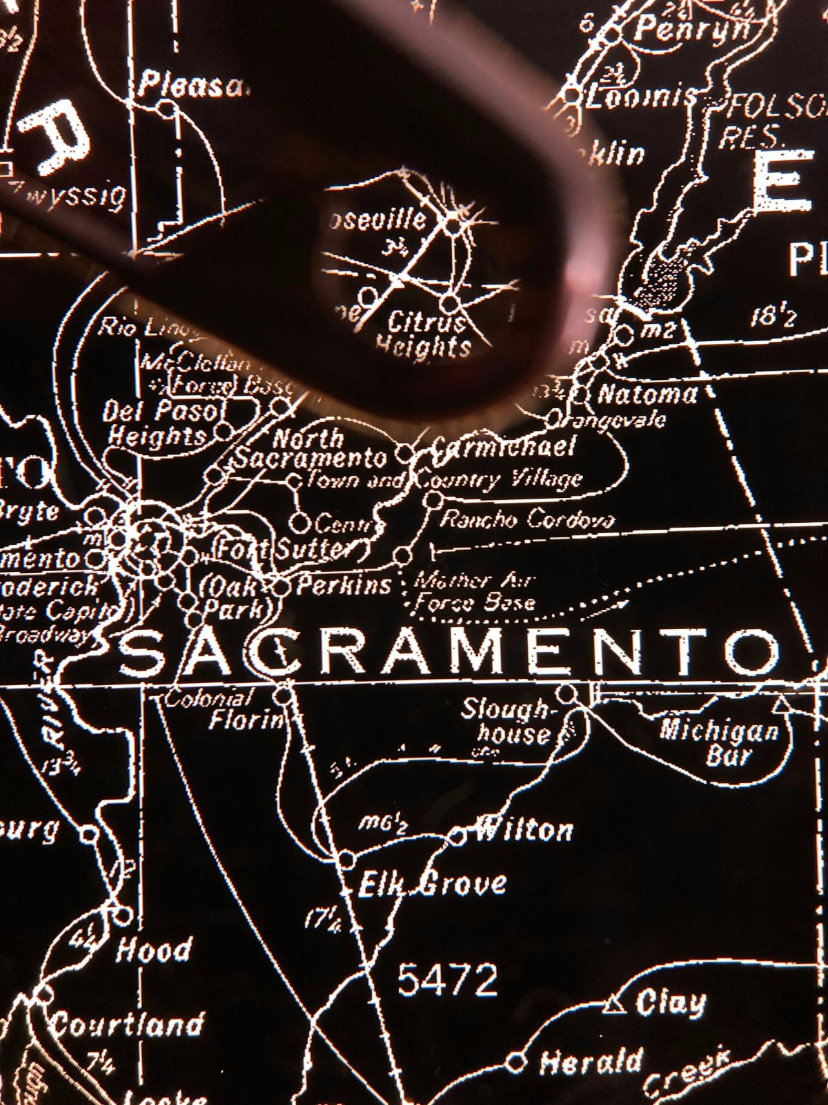 Backlit California & Nevada Map — photo 2