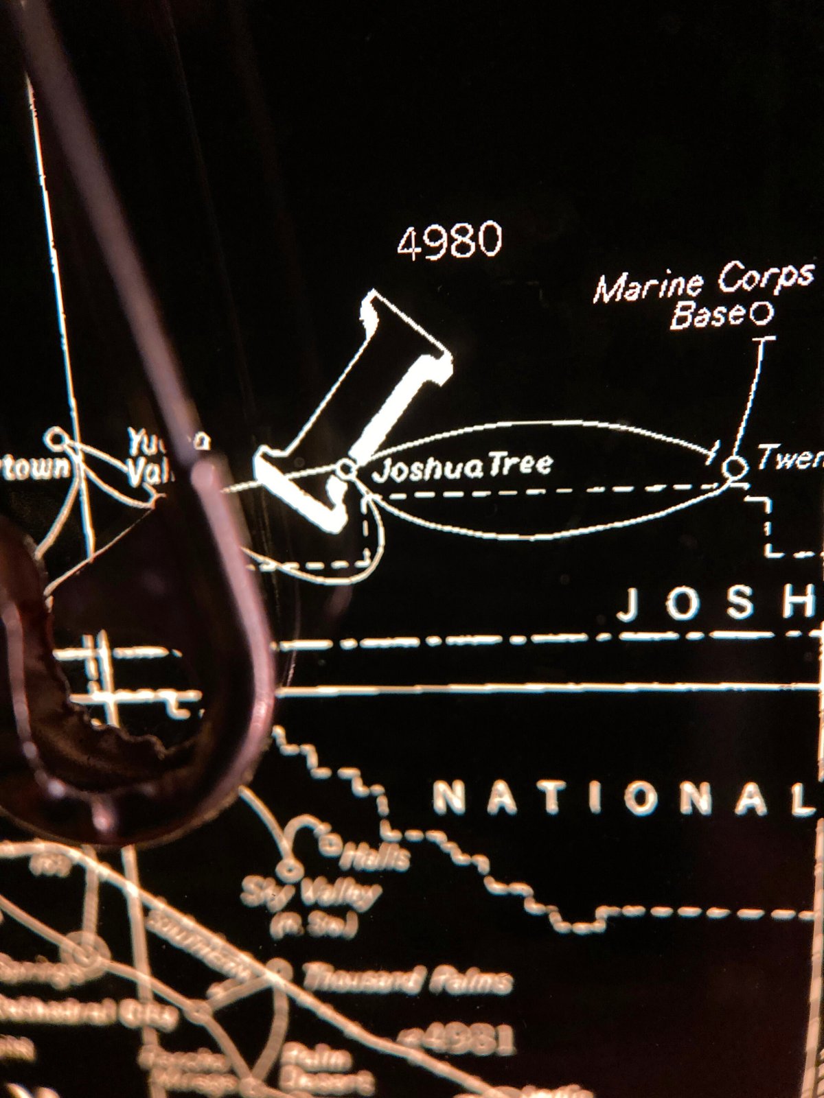 Backlit California & Nevada Map — photo 4