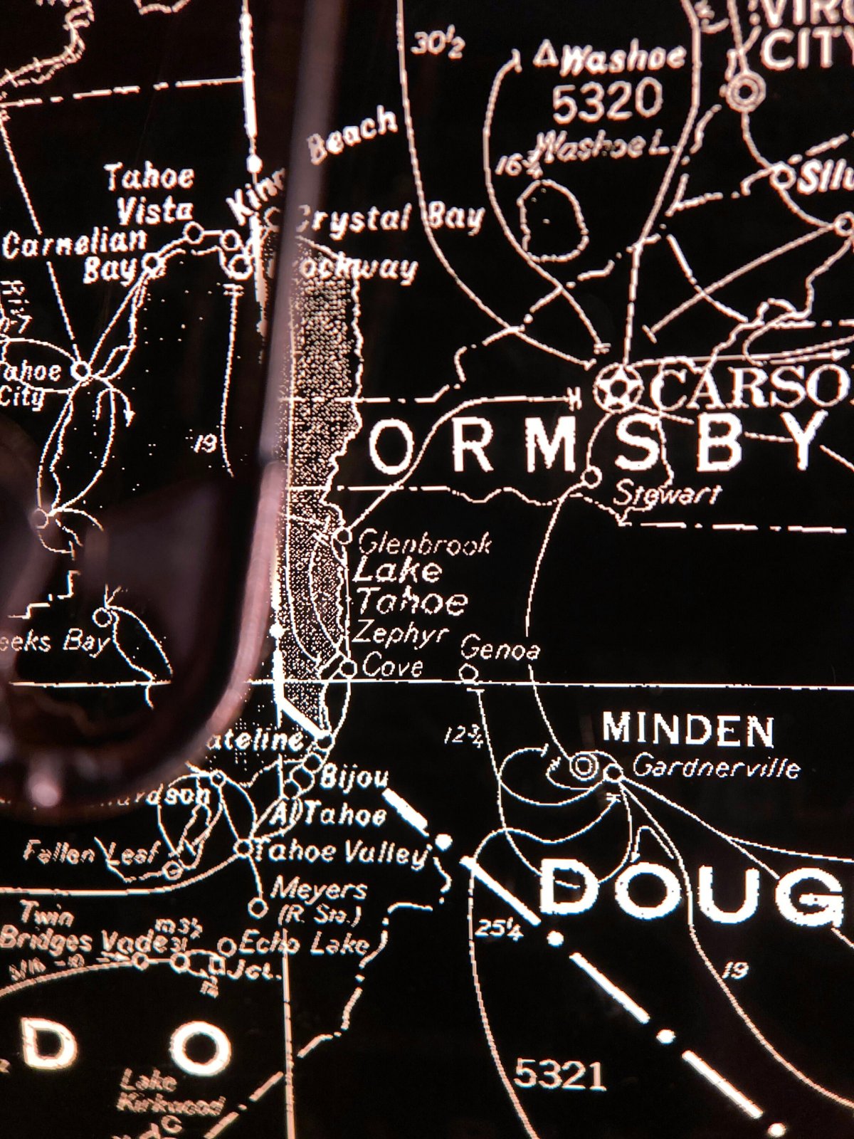 Backlit California & Nevada Map — photo 5