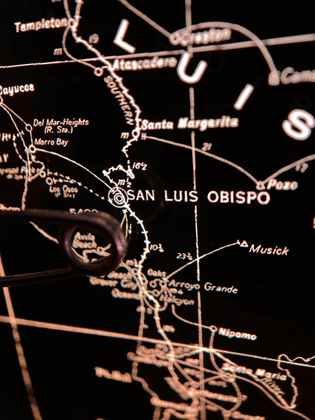 Backlit California & Nevada Map — photo 7
