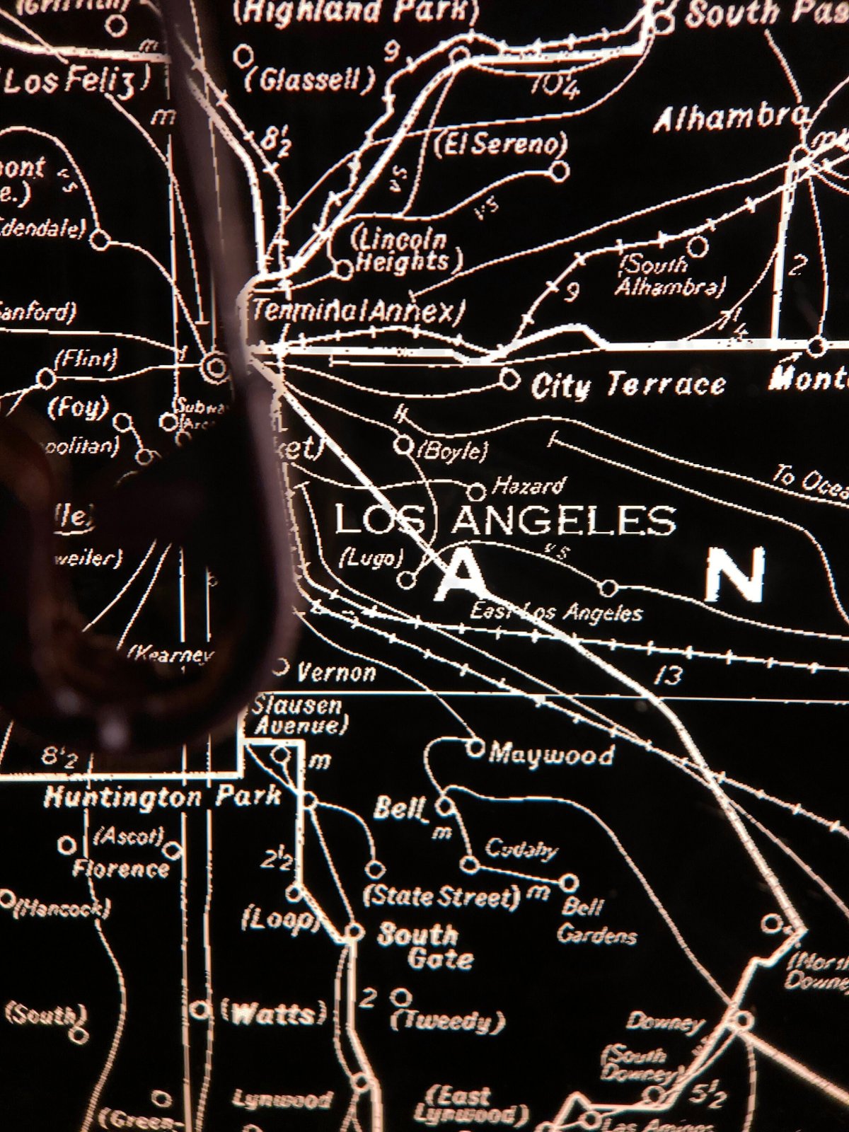 Backlit California & Nevada Map — photo 9