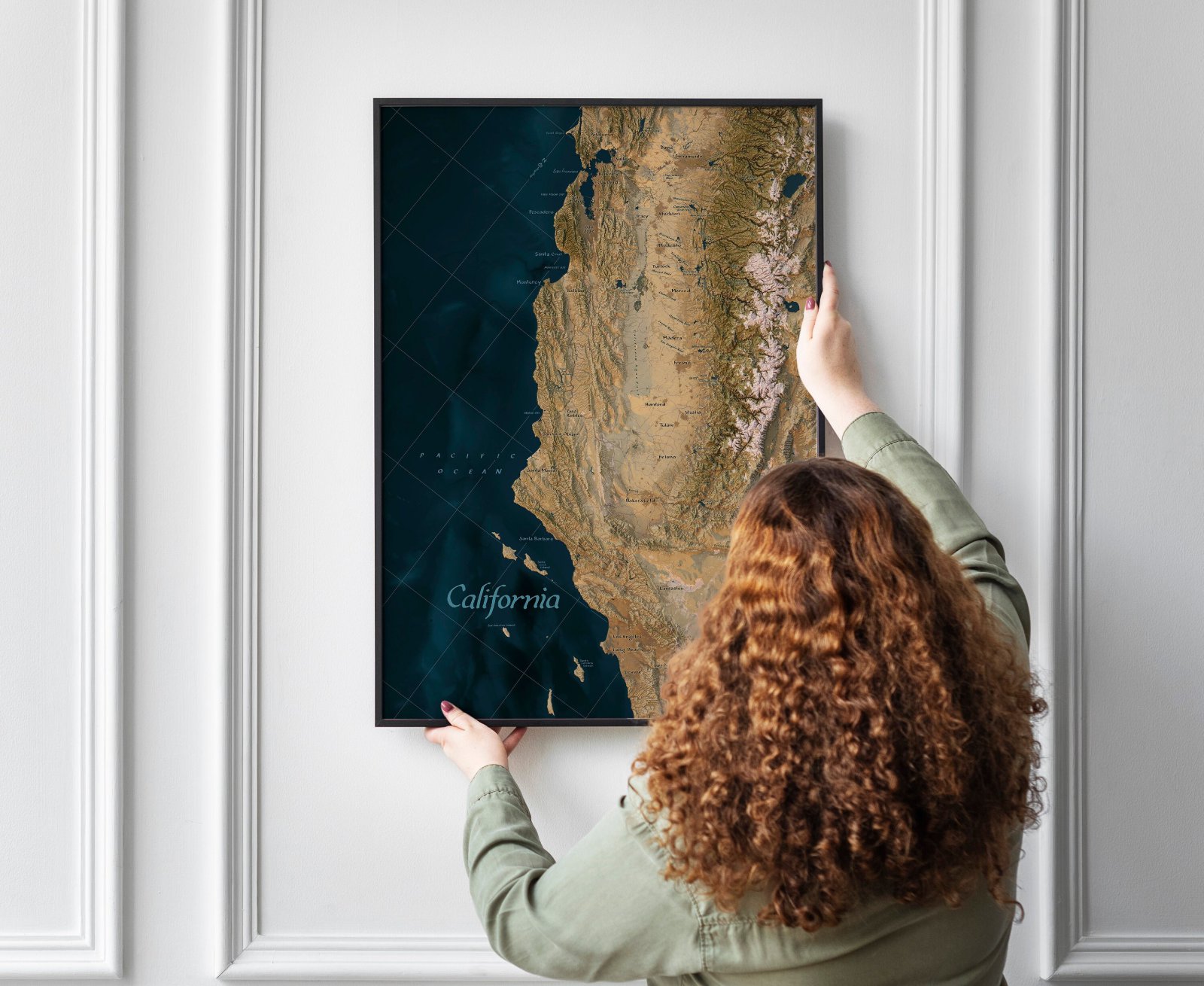 Hand-Lettered California Map Print — photo 6