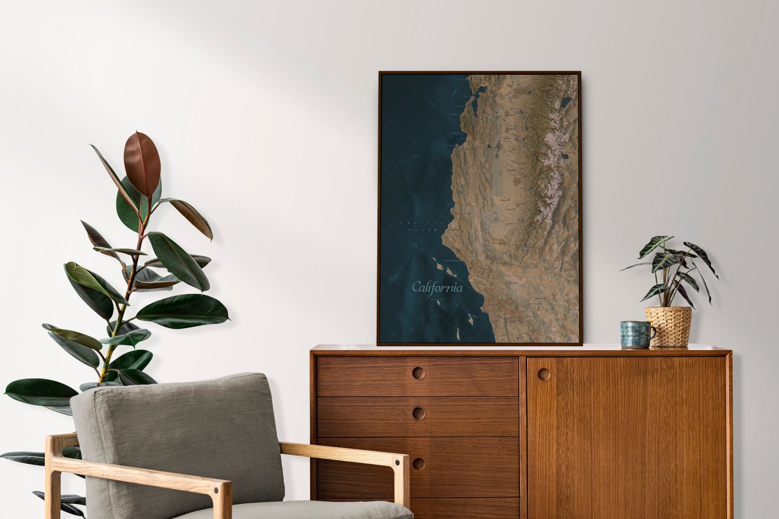Hand-Lettered California Map Print — photo 7