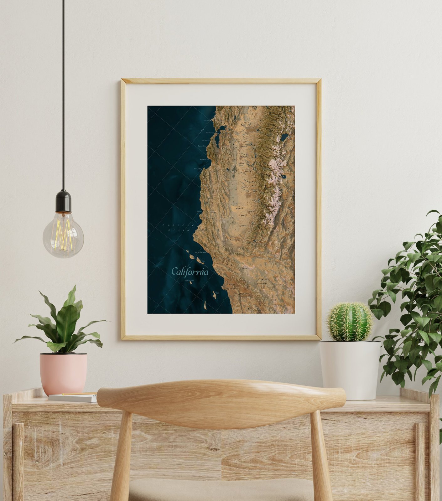 Hand-Lettered California Map Print — photo 8