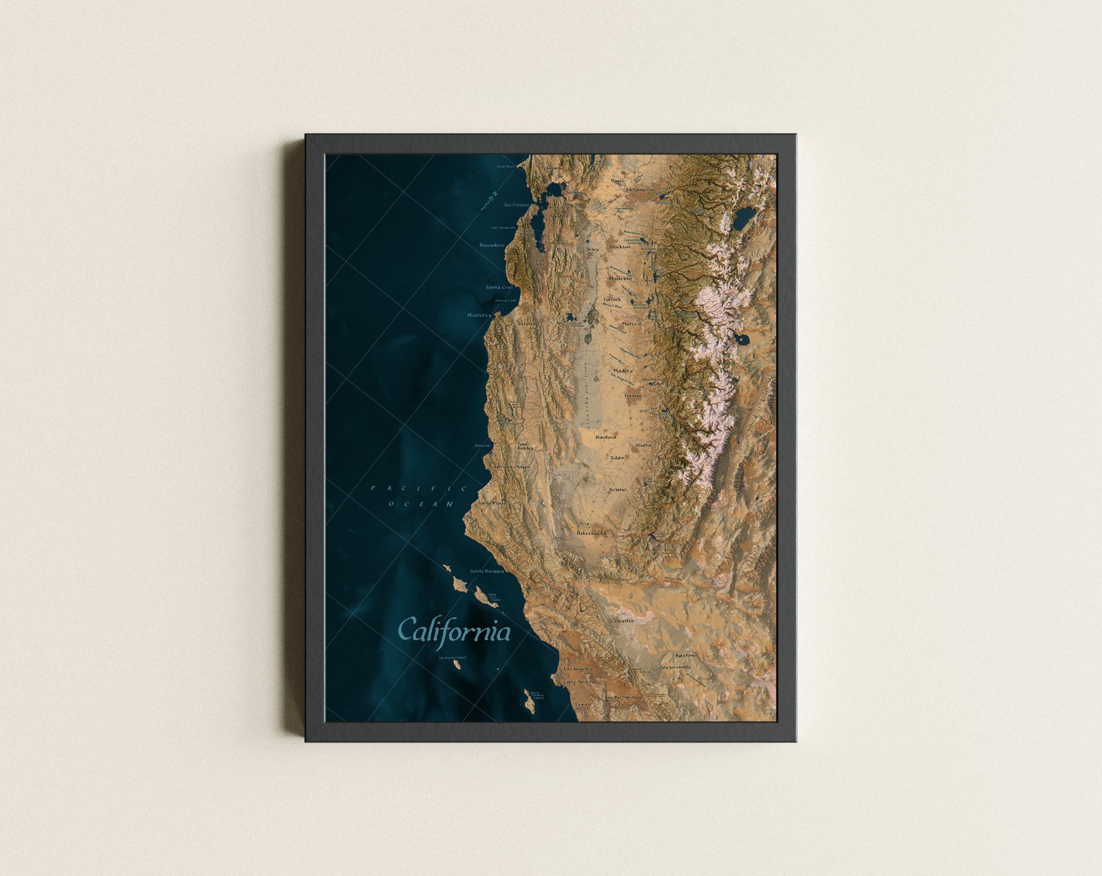 Hand-Lettered California Map Print — photo 9