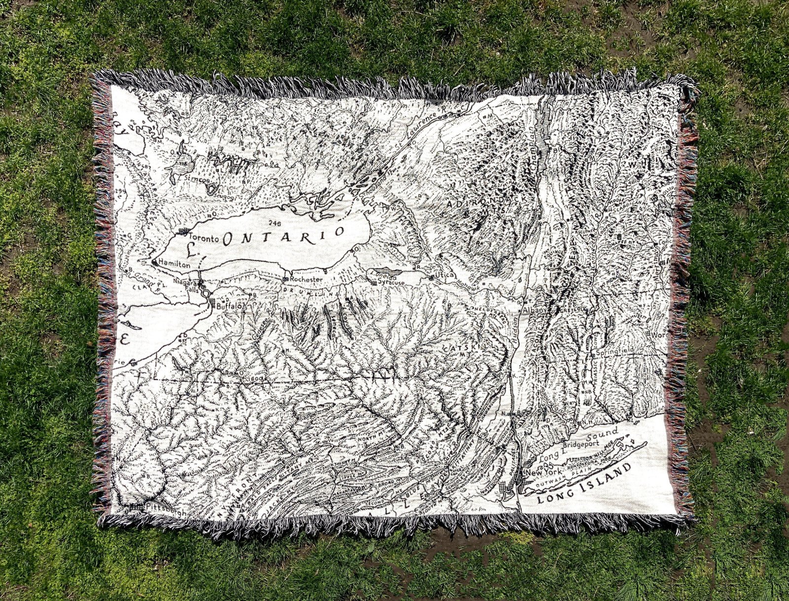 New York State Map Blanket — photo 2
