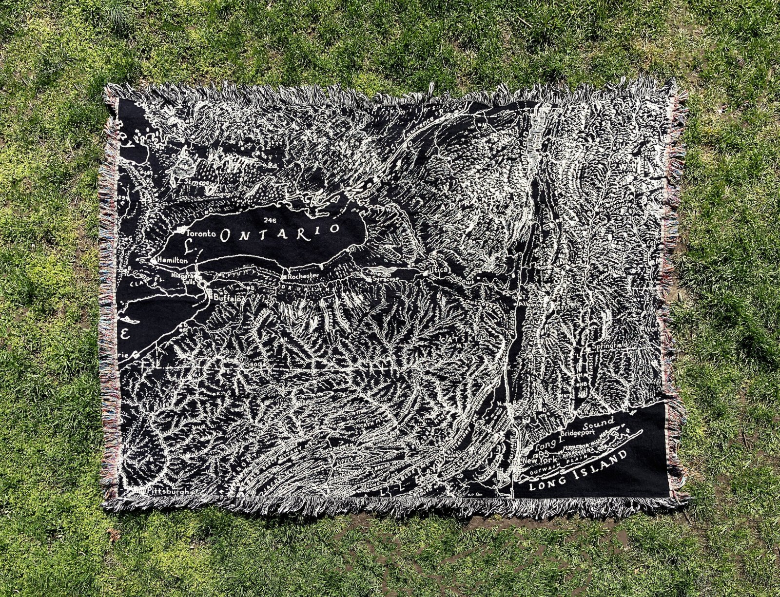 New York State Map Blanket — photo 3