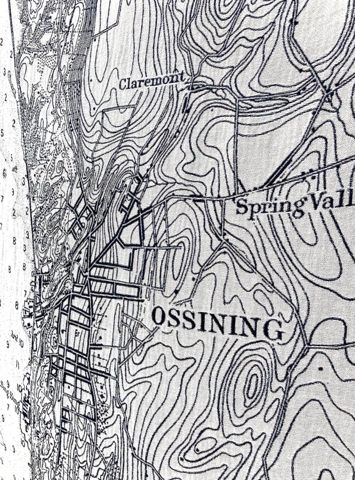 Ossining, New York Map Blanket — photo 5