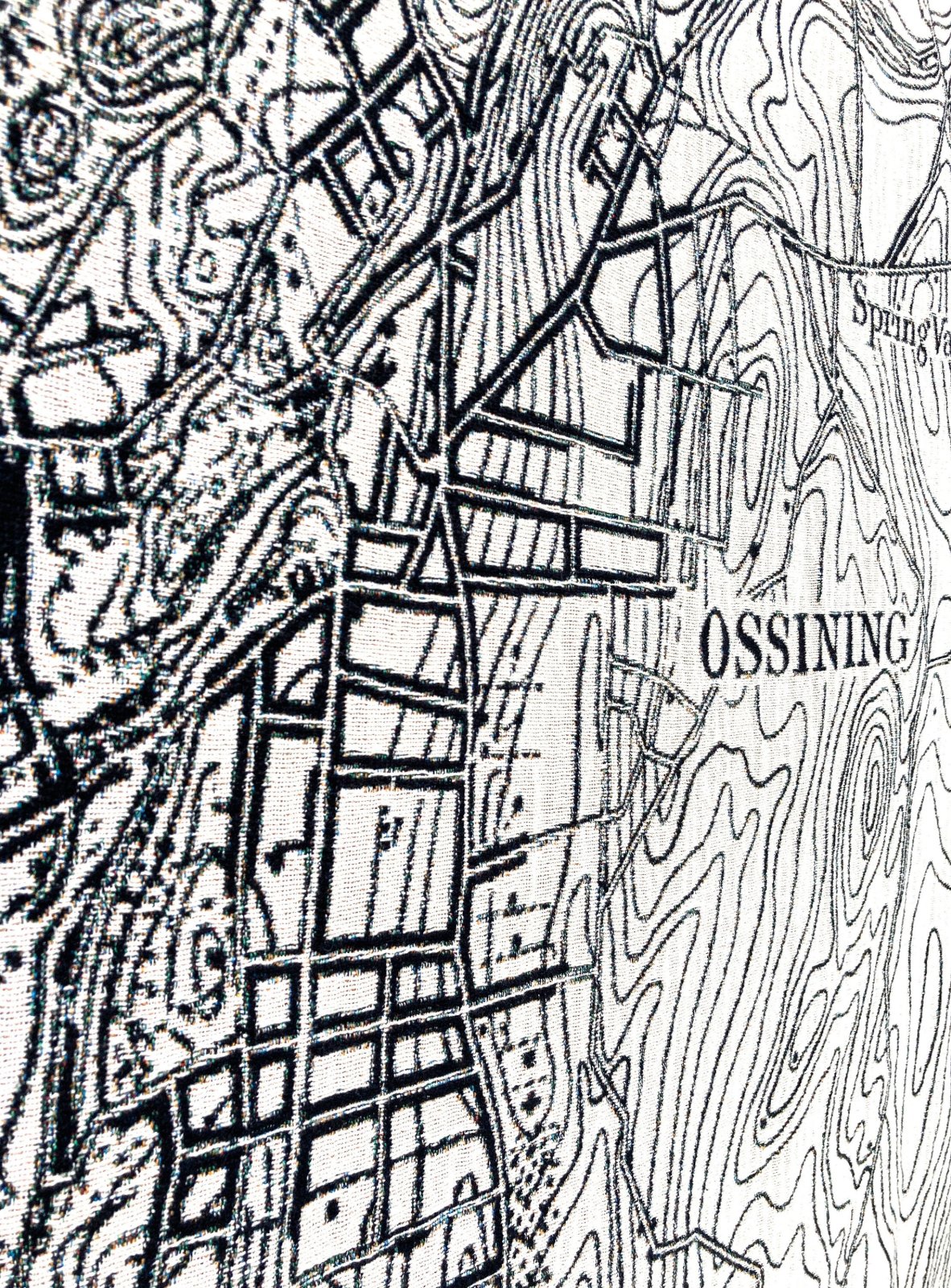 Ossining, New York Map Blanket — photo 7