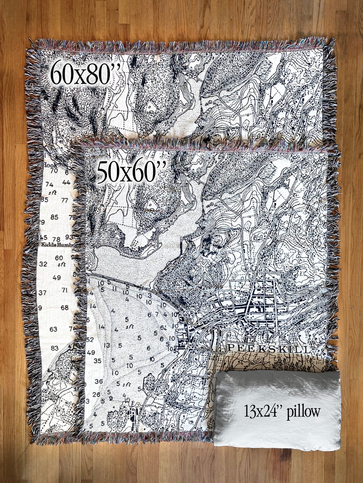 Ossining, New York Map Blanket — photo 10
