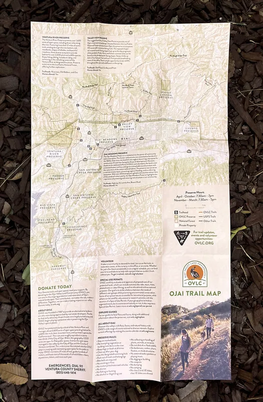 Ojai Trail Map