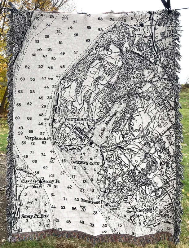 Verplanck, NY Map Blanket